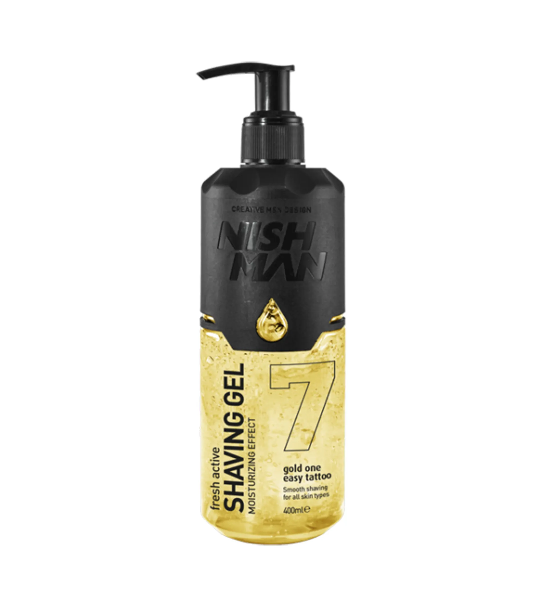 Nishman Shaving Gel Gold One 400ml skutimosi gelis
