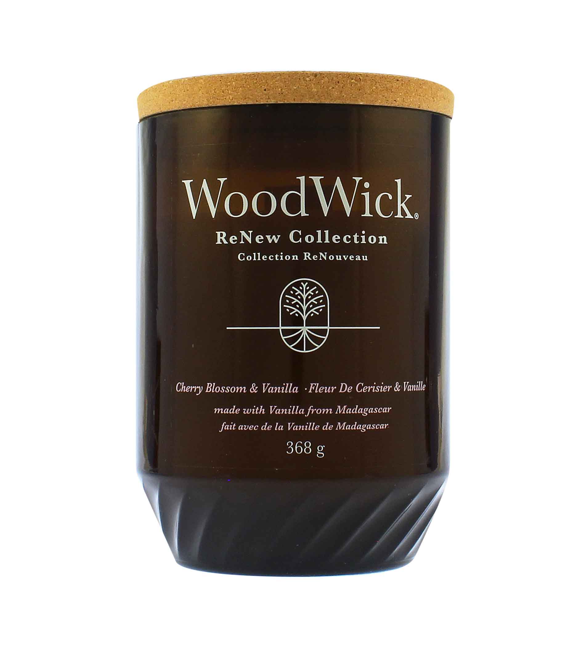 WoodWick ReNew Cherry Blossom & Vanilla kvepianti žvakė