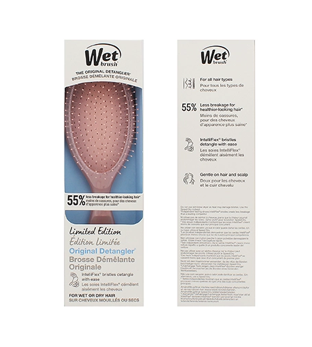Wet Brush hairbrush Bronze Holographic Original Detangler Plaukų &scaron;epetys Plaukų &scaron;ukavimo įrankis Moterims