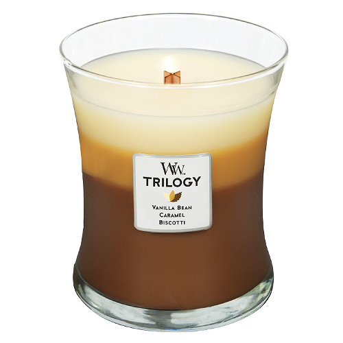 WoodWick Trilogy Caf&eacute; Sweets Kvepianti žvakė Unisex