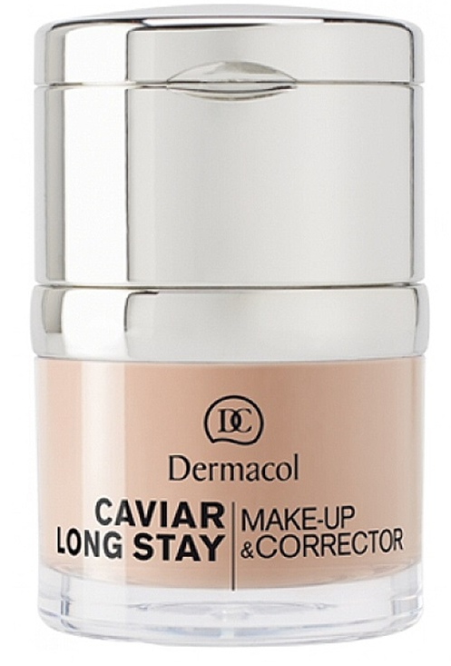 Dermacol Caviar Long Stay Make-Up & Corrector 30ml makiažo pagrindas
