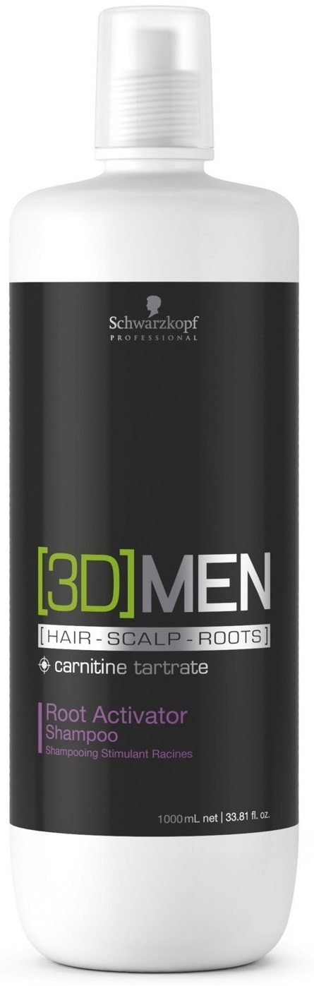 Schwarzkopf Professional 3D MEN 1000ml šampūnas
