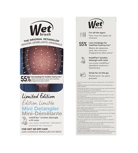 Wet Brush Holographic Mini Detangler plaukų &scaron;epetys