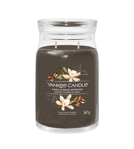 Yankee Candle Vanilla Bean Espresso kvepianti žvakė