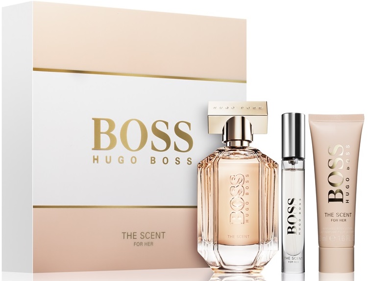 Hugo Boss Boss The Scent For Her 100ml Hugo Boss Boss The Scent For Her eau de parfum for women 100 ml gift set Kvepalai Moterims EDP Rinkinys