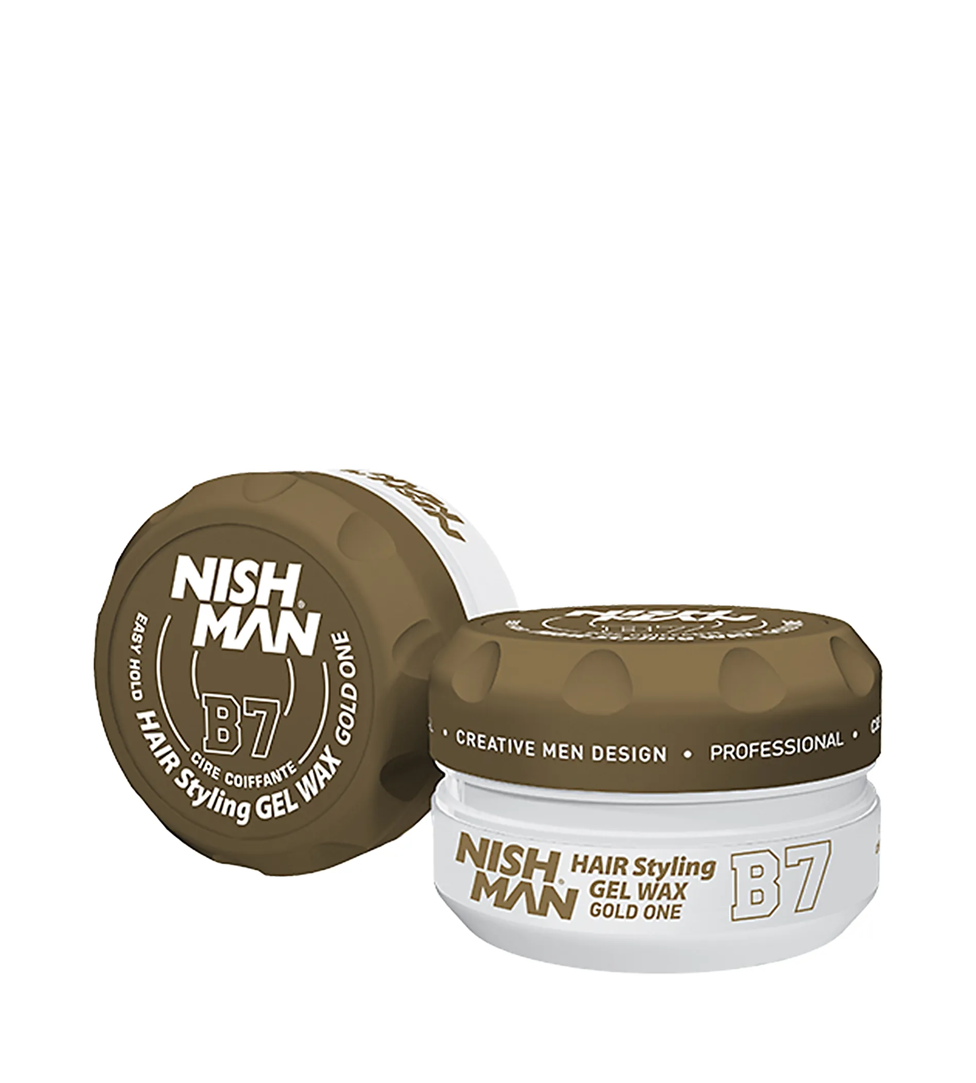 NISHMAN leskl&yacute; vlasov&yacute; vosk 150 ml Hair Styling Wax Gold one Plaukų va&scaron;kas