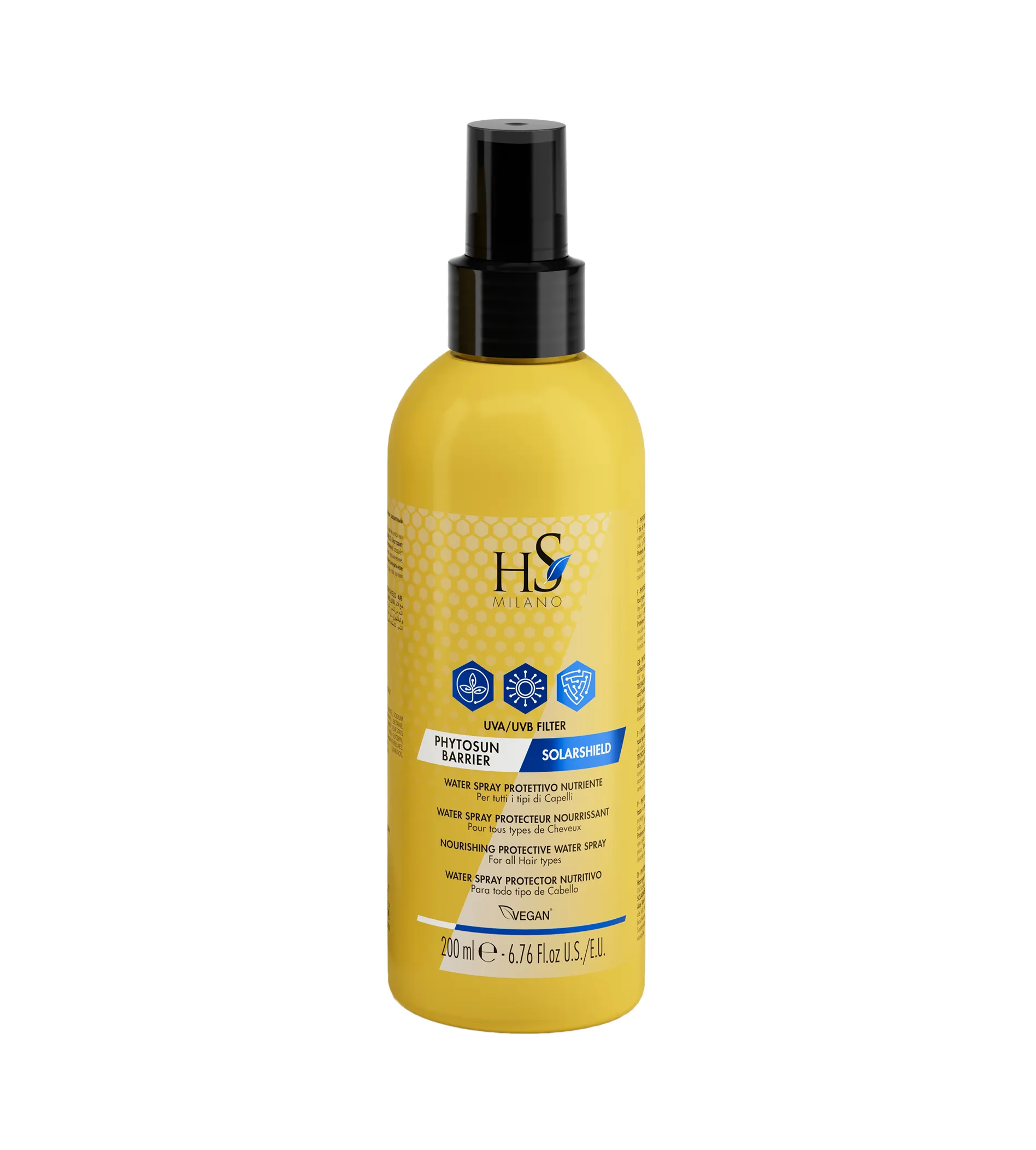 HS MILANO Phytosun Barrier 200ml nenuplaunama plaukų priežiūros priemonė