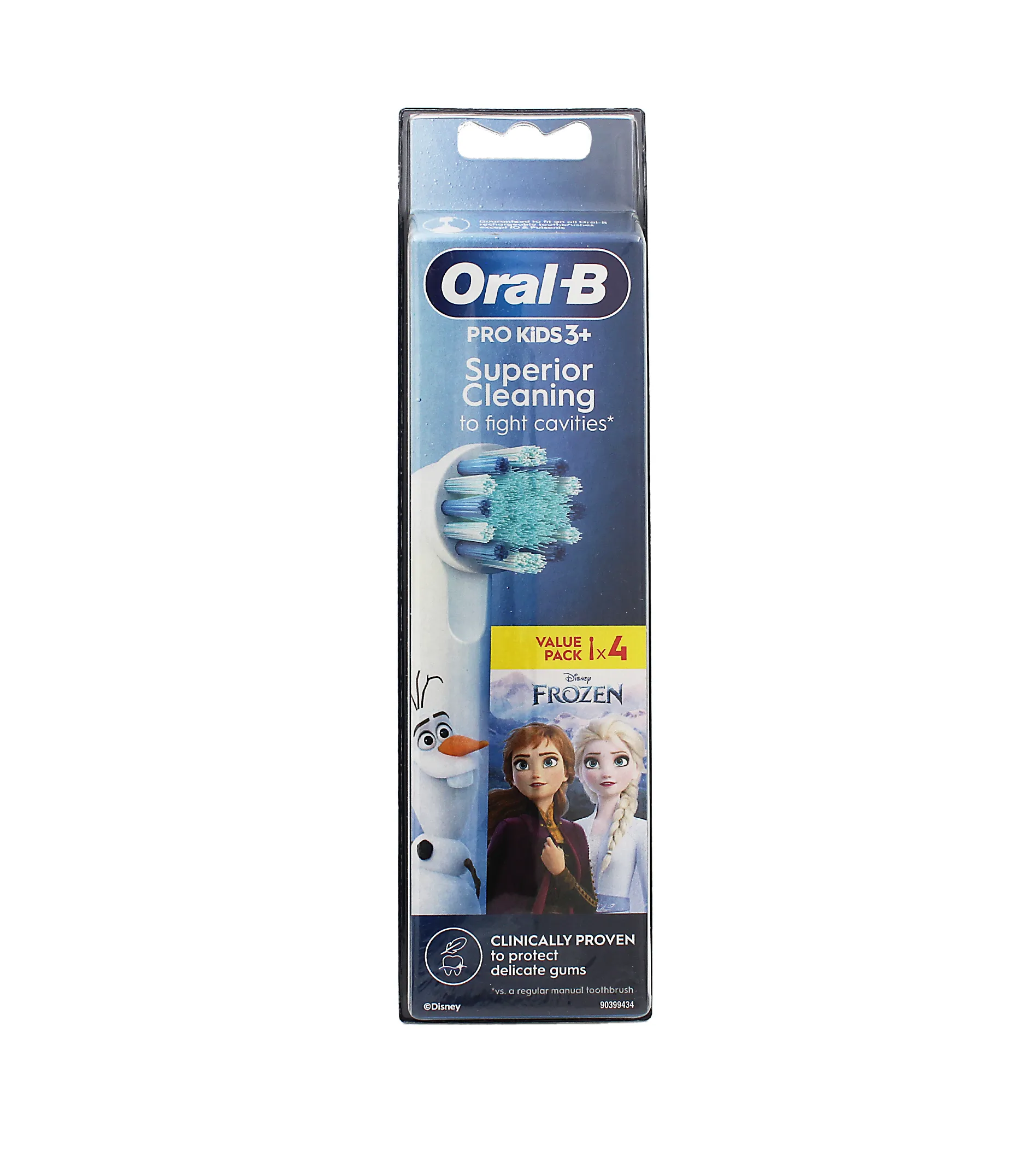 ORAL-B Pro Kids 3+ Frozen 4pcs dantų &scaron;epetėlis