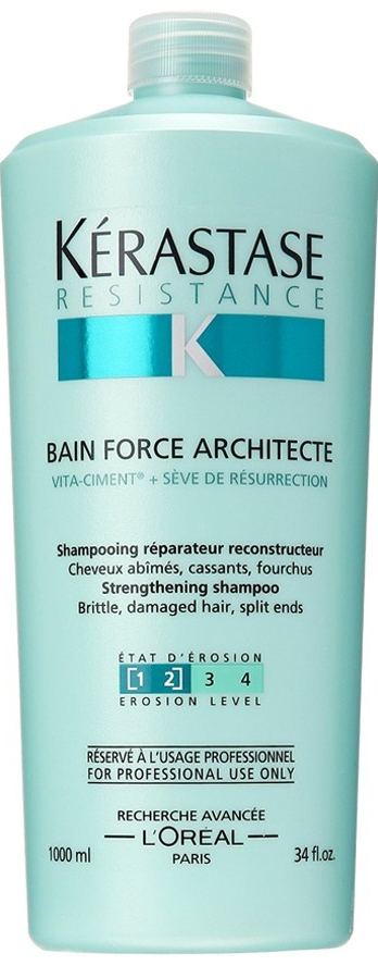 Kérastase Paris Resistance Bain De Force Architecte 1000ml šampūnas