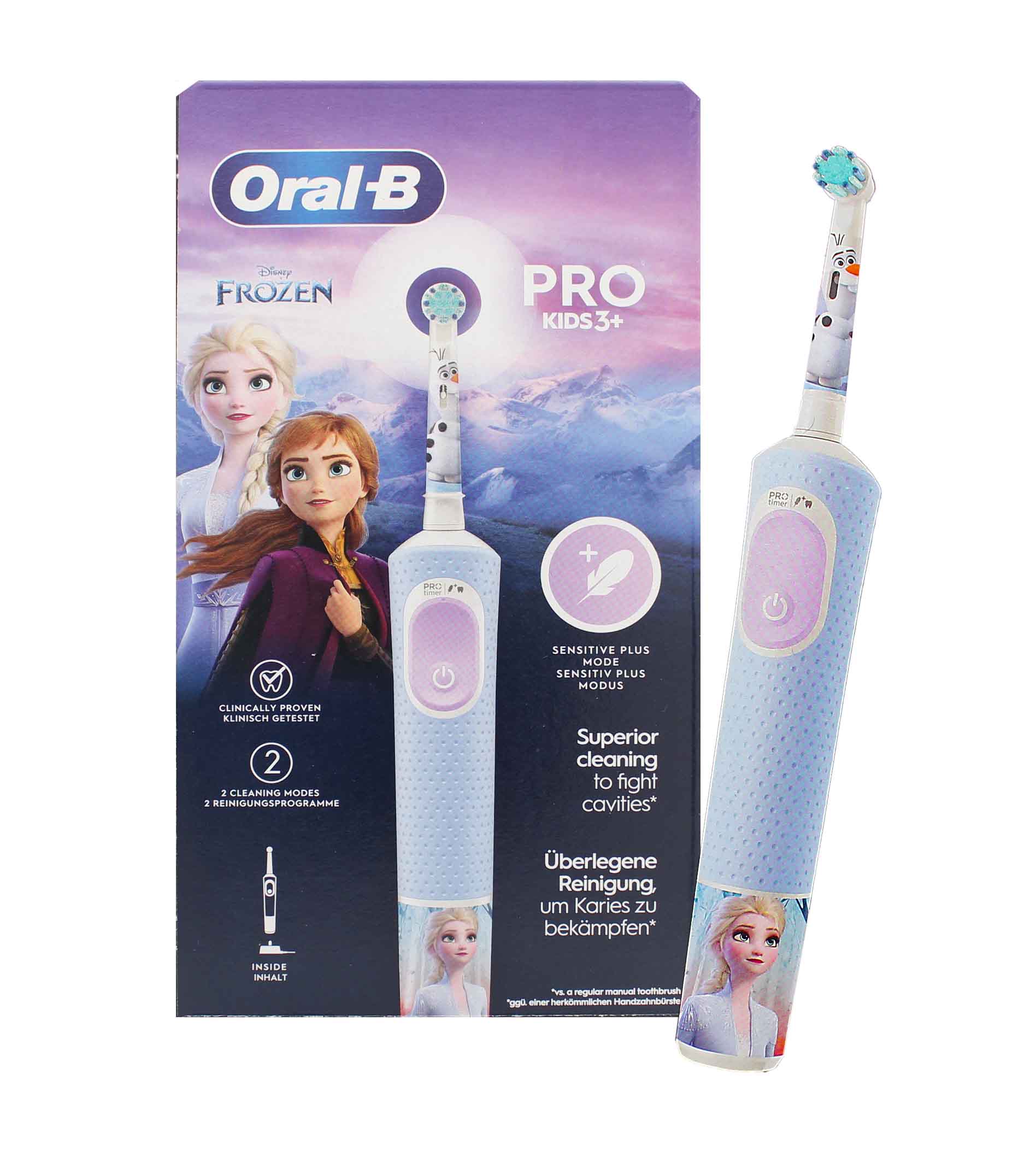 ORAL-B Pro Kids 3+ Frozen dantų &scaron;epetėlis