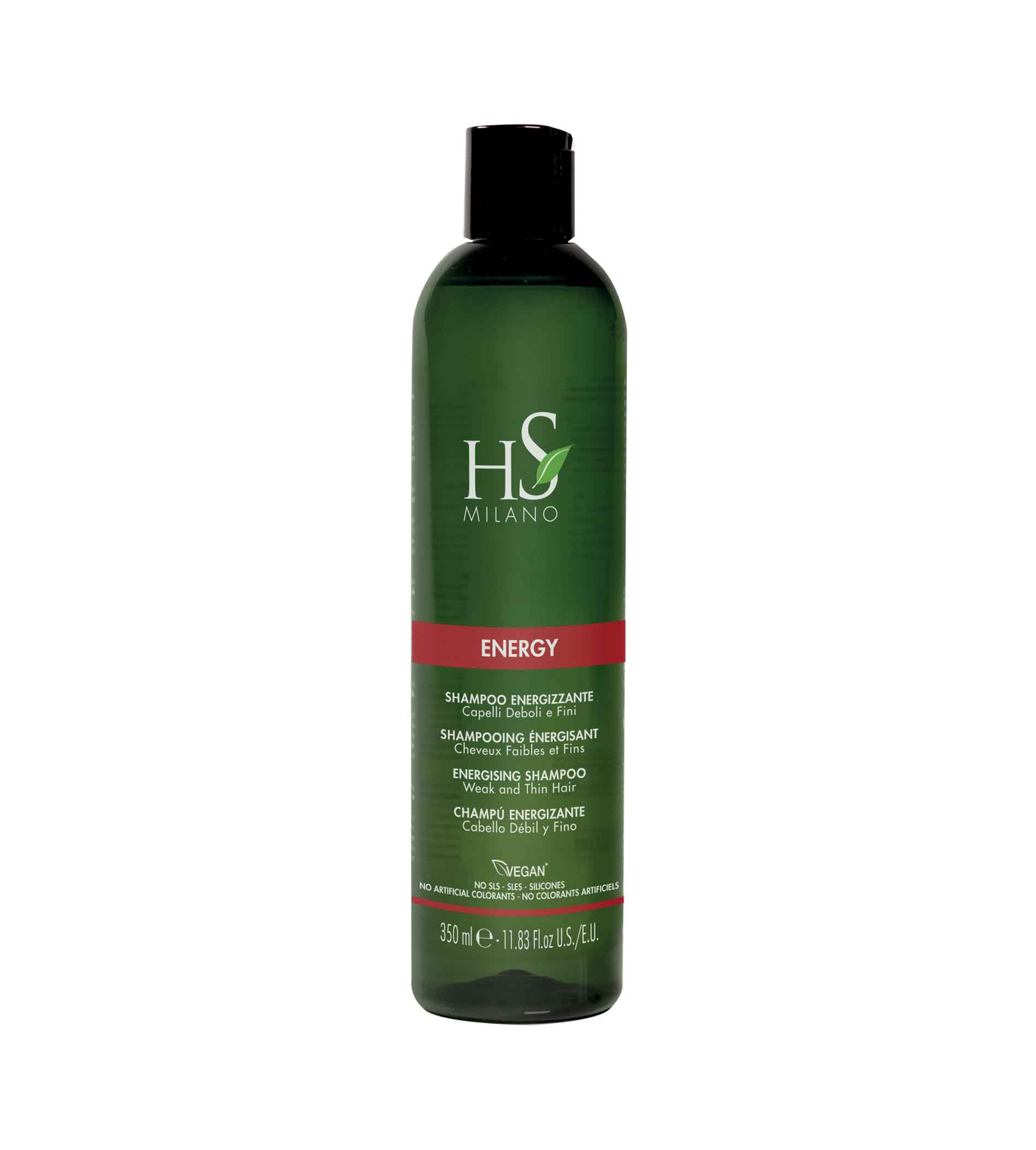 HS MILANO Energy Energising Shampoo Plaukų &scaron;ampūnas Unisex