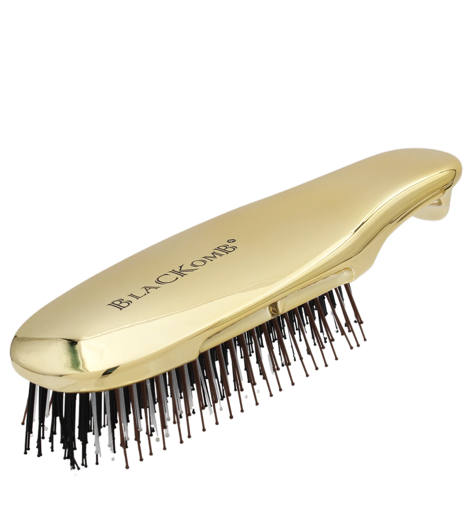 BlaCKomb profesion&aacute;ln&iacute; trichologick&yacute; kart&aacute;č Gold Aura Brush Plaukų &scaron;ukavimo įrankis