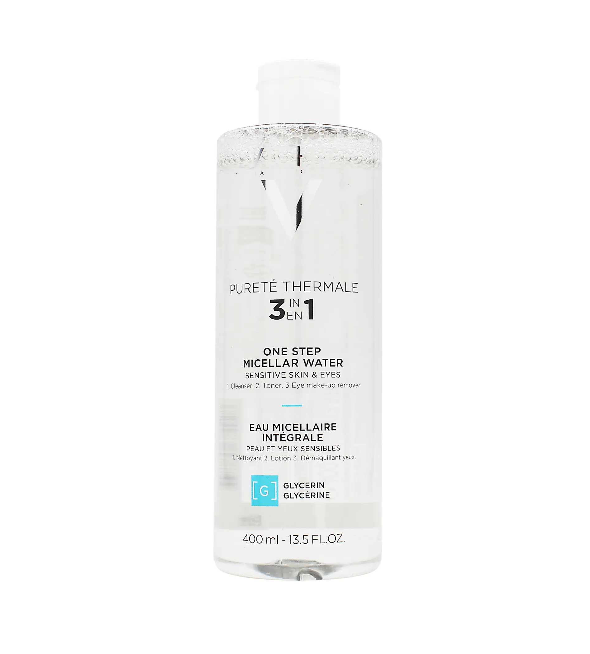 Vichy Puret&eacute; Thermale 3V1 One Step Micellar Water 400ml micelinis vanduo