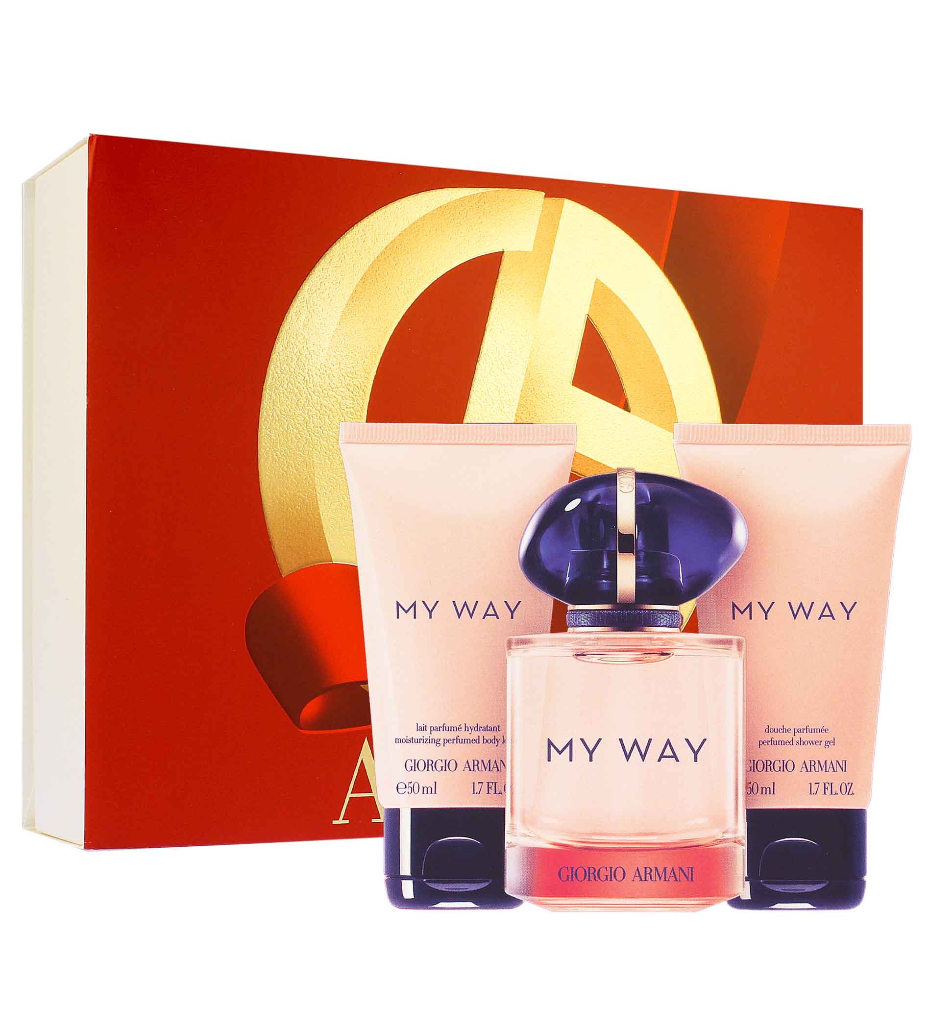 Giorgio Armani My Way Giorgio Armani My Way SET W (EDP 50ml + SG 50ml + BL 50ml) kvepalai Moterims Rinkinys