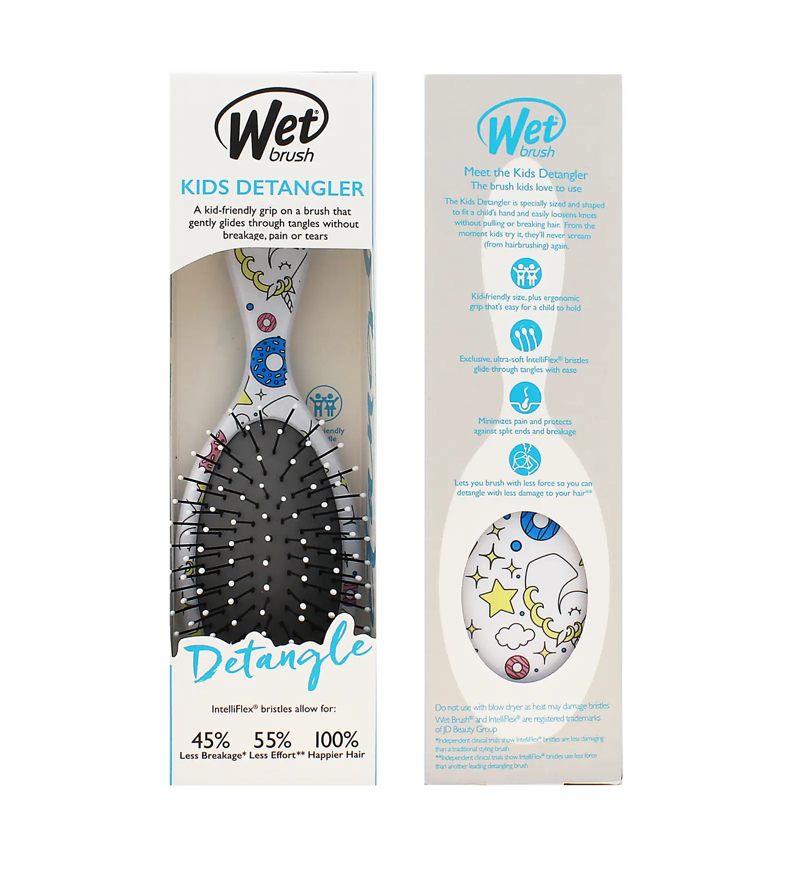 Wet Brush Kids Detangler plaukų &scaron;epetys