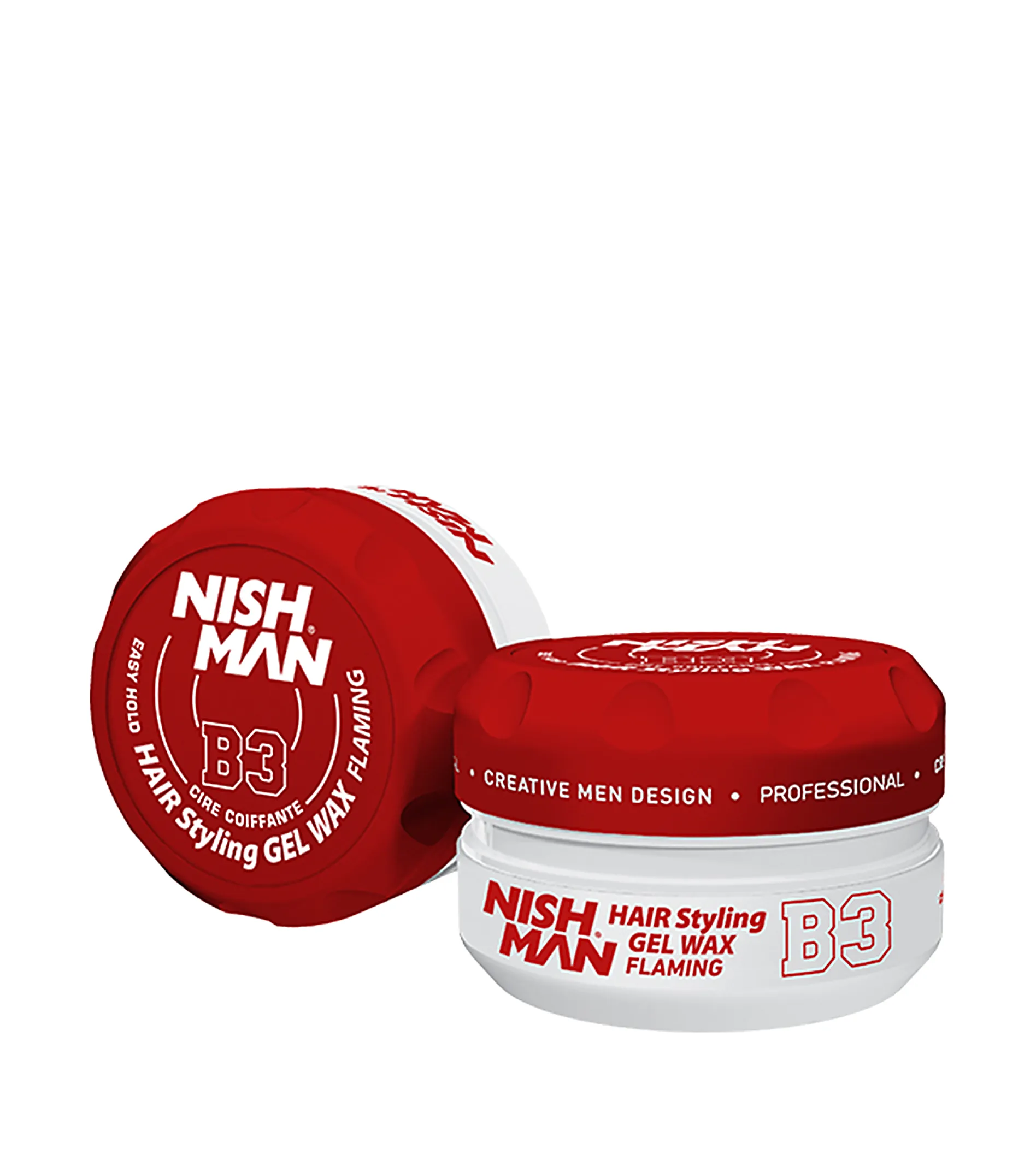 NISHMAN leskl&yacute; vlasov&yacute; vosk 150 ml Hair Styling Wax Flaming Plaukų va&scaron;kas