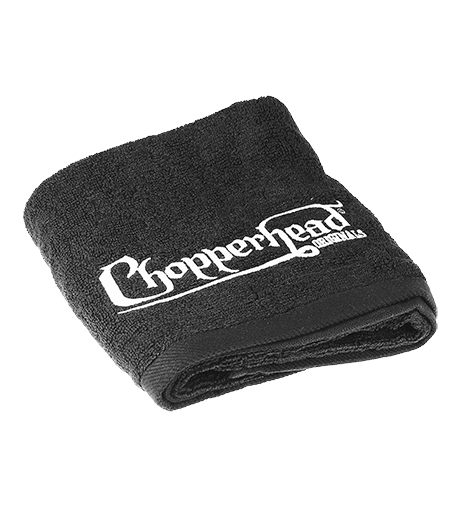 Chopperhead Black Towel 80x50cm rank&scaron;luostis plaukams