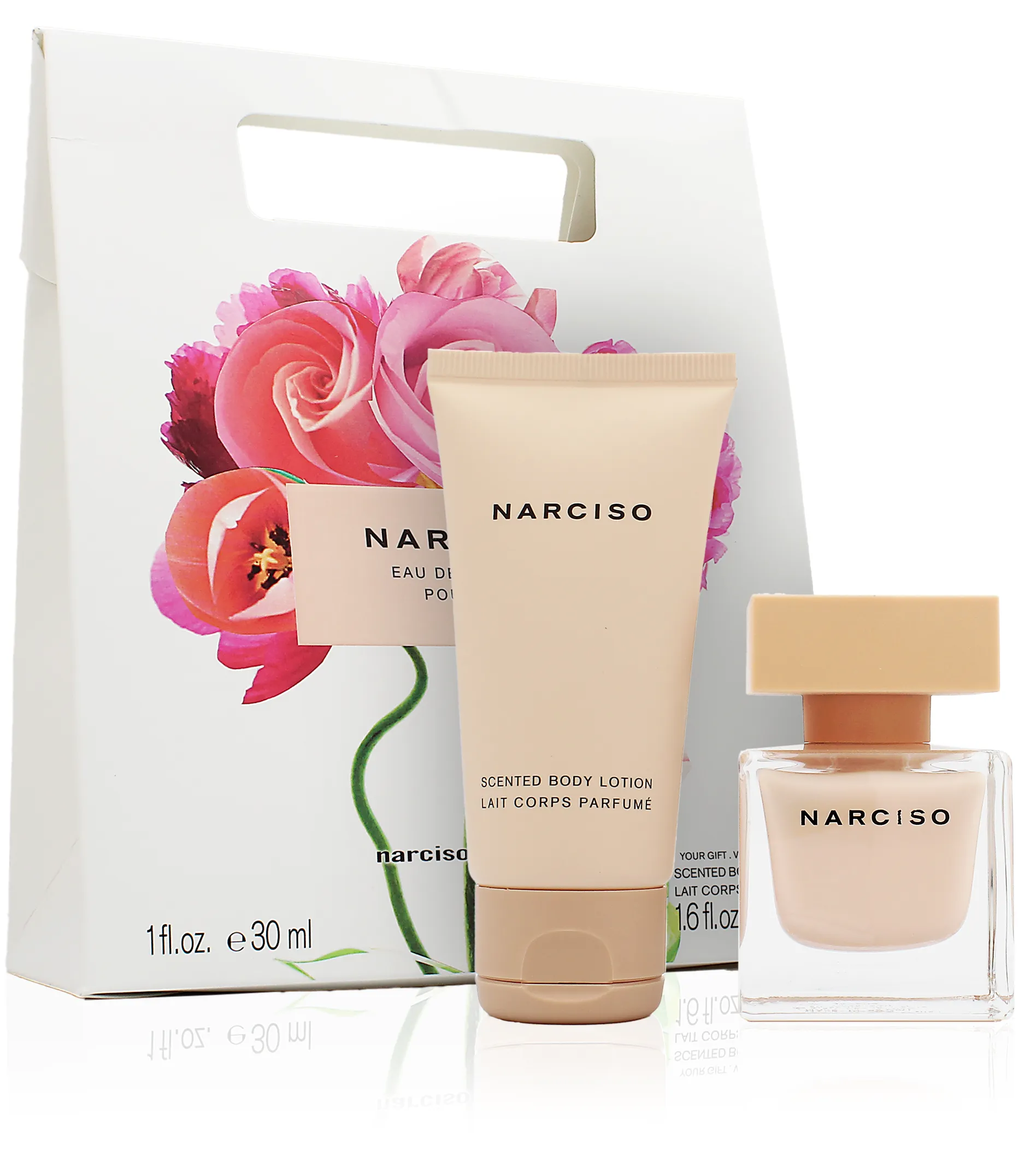 Narciso Rodriguez Narciso Poudr&eacute;e Narciso Rodriguez Narciso Poudr&eacute;e SET W (EDP 30ml + BL 50ml) kvepalai Moterims Rinkinys