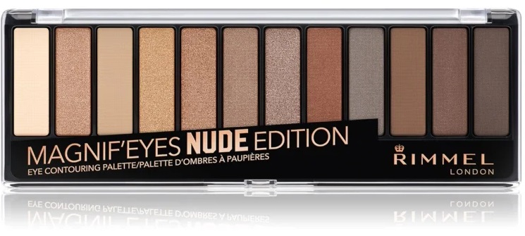 Rimmel 12 (Eyeshadow Palette) 14.16 g 001 Nude Edition šešėliai Rimmel 12 (Eyeshadow Palette) 14.16 g 001 Nude Edition šešėliai