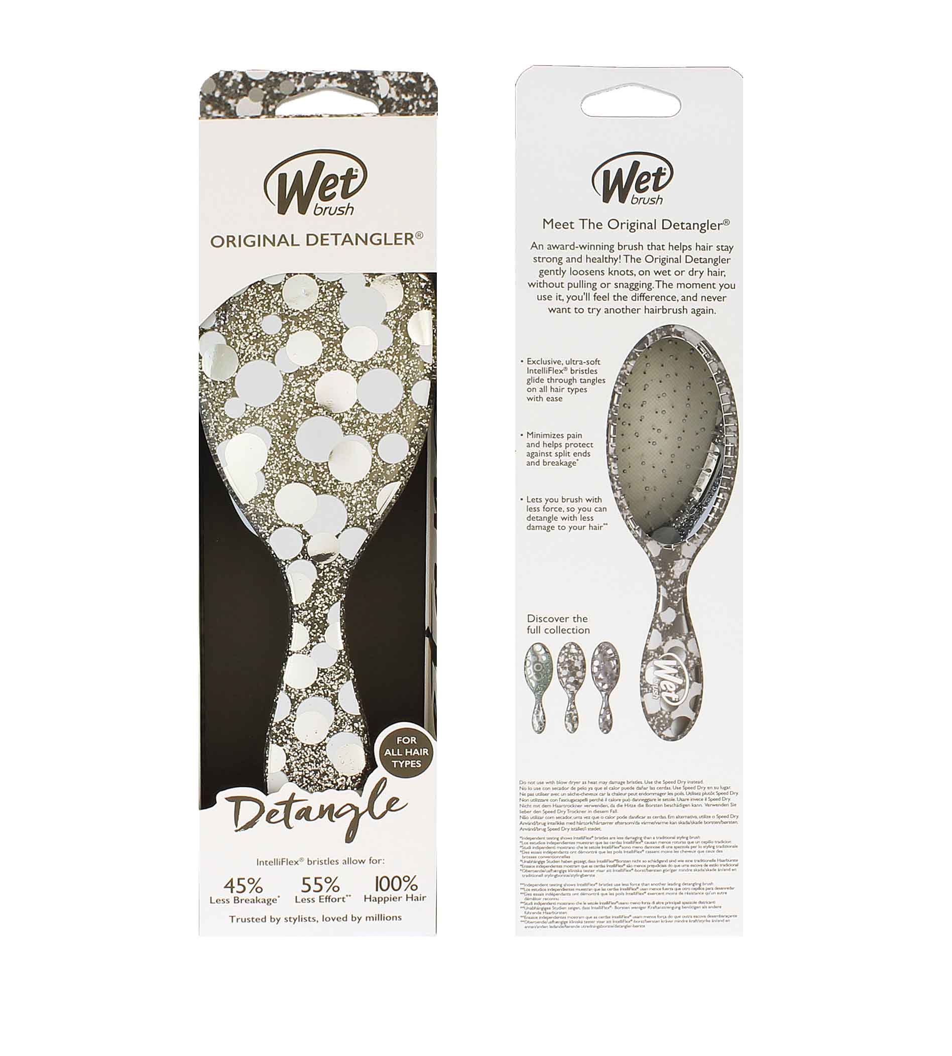 Wet Brush Original Detangler Groovy Disco - Kart&aacute;č na vlasy Unisex
