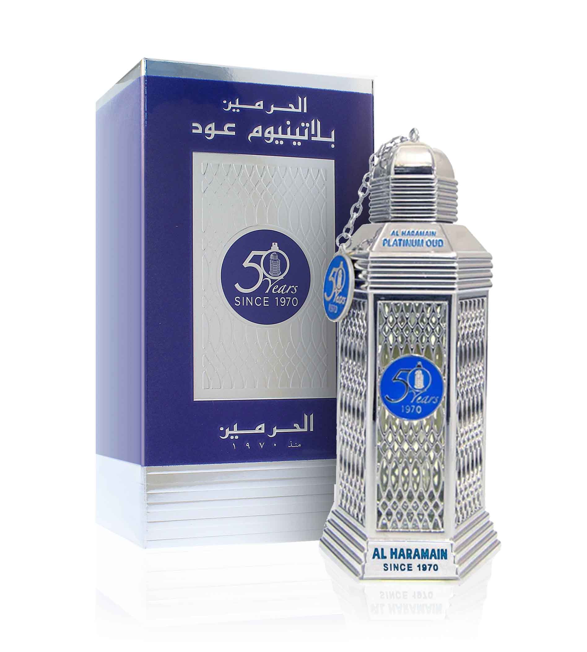 Al haramain 50 Years Platinum Oud Eau De Parfum 100 ml Tester