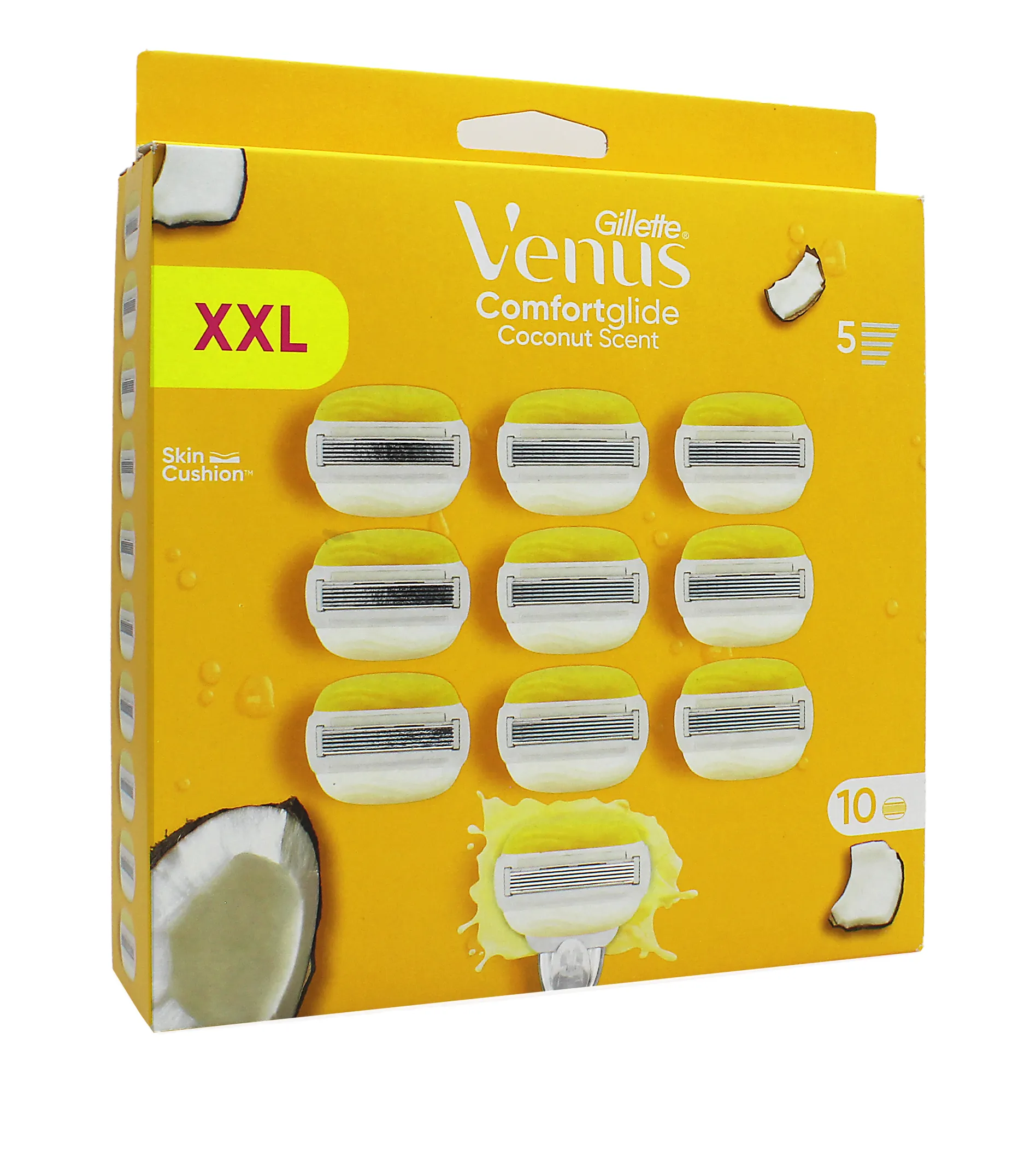 Gillette Venus ComfortGlide Coconut & Olay 10pcs skutimosi gelis