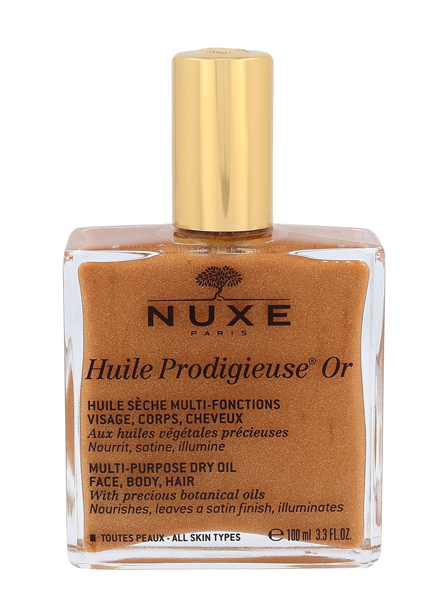 Nuxe Huile Prodigieuse Or Multi Purpose Dry Oil Face, Body, Hair 100ml kūno aliejus (Pažeista pakuotė)