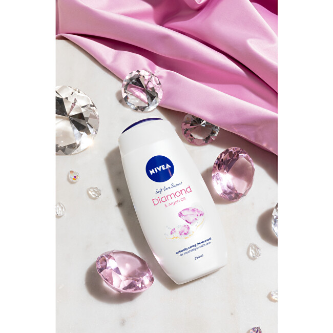 Nivea Diamond Touch shower gel with caring oil 500ml Moterims