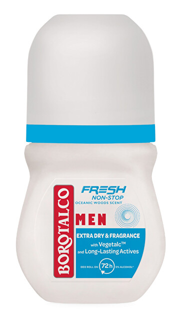 Borotalco Men Fresh Oceanic Woods Roll-On Deodorant (Deo Roll On) 50 ml 50ml Vyrams