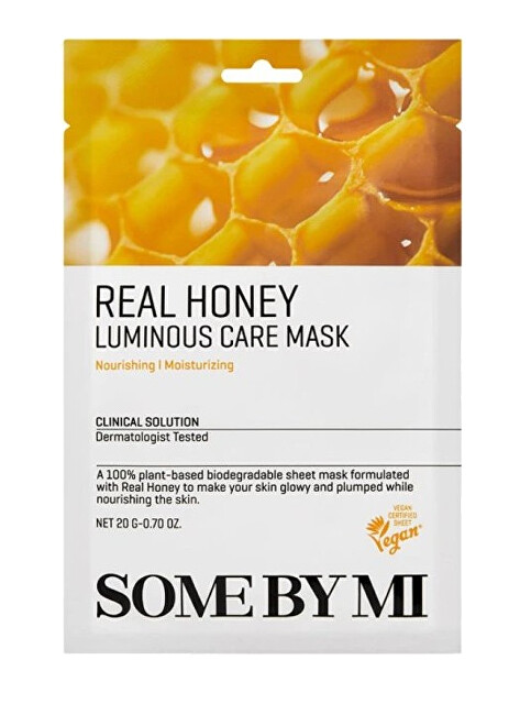 Some By Mi Nourishing face mask Real Honey (Luminous Care Mask) 20 g Moterims