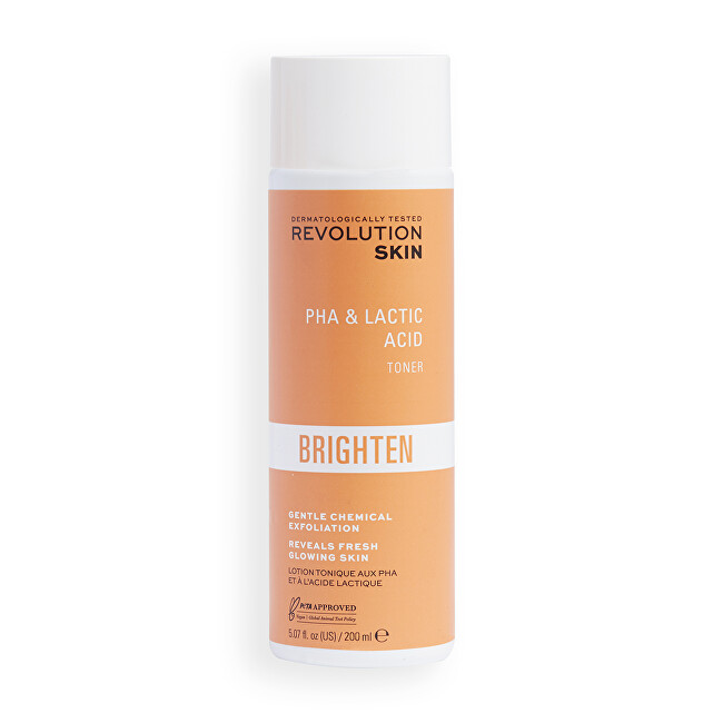 Revolution Skincare Brighten brightening skin tonic (PHA and Lactic Acid Gentle Toner) 200 ml 200ml Moterims