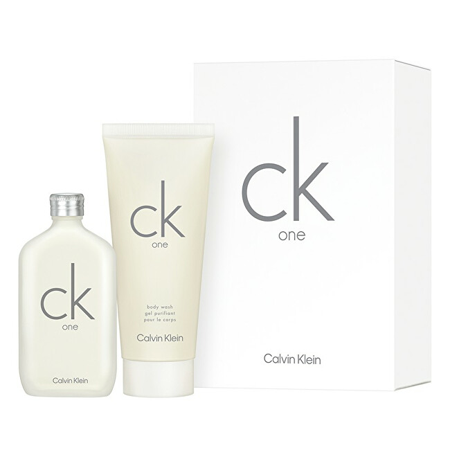 Calvin Klein CK One - EDT 50 ml + shower gel 100 ml 50ml CK One - EDT 50 ml + shower gel 100 ml Unisex Rinkinys