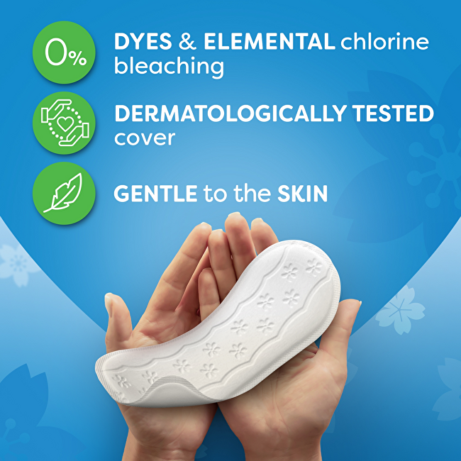 Carefree Cotton Feel Normal panty liners with cotton extract 76 pcs Intymios higienos priemonė