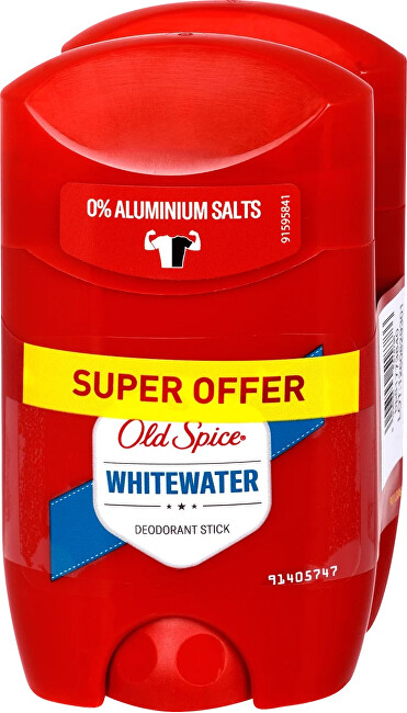 Old Spice Old Spice deo tuhý DUO 2x50ml White water 50ml Vyrams