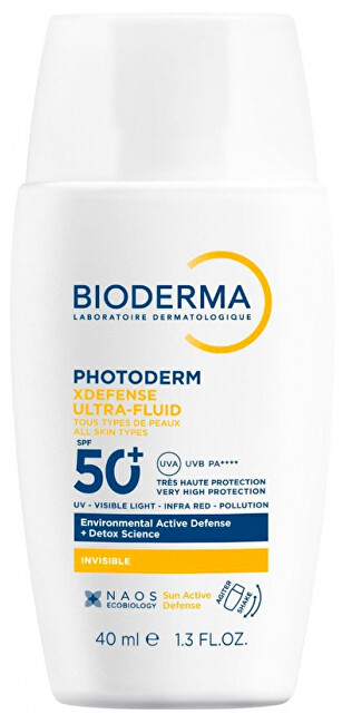 BIODERMA Protective skin fluid SPF 50+ Photoderm (XDefense Ultra-Fluid) 40 ml 40ml Moterims