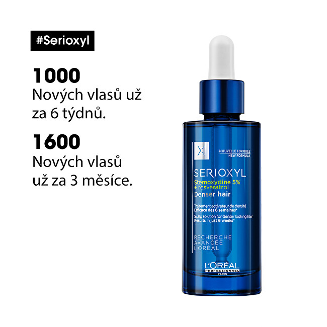 L&acute;Or&eacute;al Professionnel Serioxyl (Serum Denser Hair ) 90 ml 90ml atstatomoji plaukų priežiūros priemonė