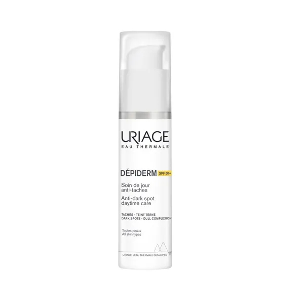 Uriage Skin cream against pigment spots SPF 50+ Depiderm (Anti-dark Spot Daytime Care) 30 ml 30ml Moterims Uriage Skin cream against pigment spots SPF 50+ Depiderm (Anti-dark Spot Daytime Care) 30 ml 30ml Moterims