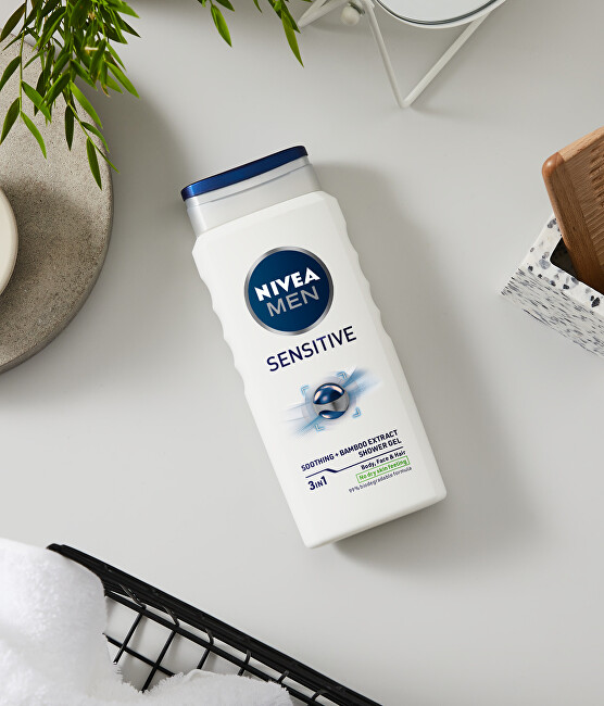 Nivea Men Sensitiv e 2 x 500 ml men&acute;s shower gel 500ml Vyrams