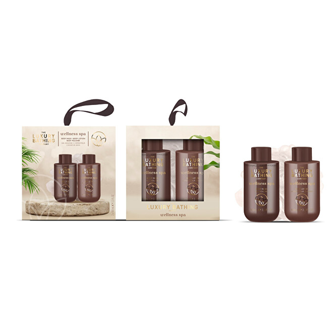 Grace Cole Wellness Spa body care mini gift set 3 pcs Vonios ir du&scaron;o priemonė Moterims
