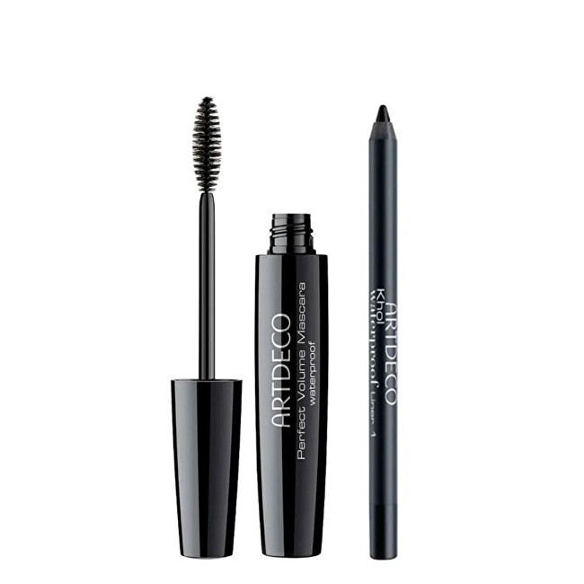 Artdeco Perfect Volume Mascara Waterproof & Liner Set Gift Set blakstienų tu&scaron;as