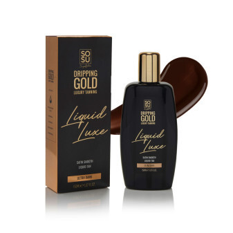 Dripping Gold Liquid Luxe Samoopalovac&iacute; voda ultra dark savaiminio įdegio kremas