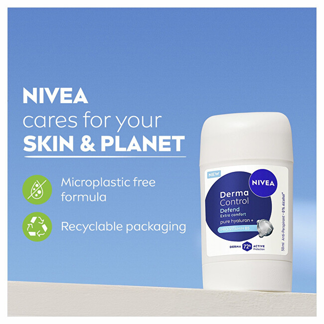 Nivea Solid antiperspirant Derma Control Defend (Antiperspirant) 50 ml 50ml dezodorantas