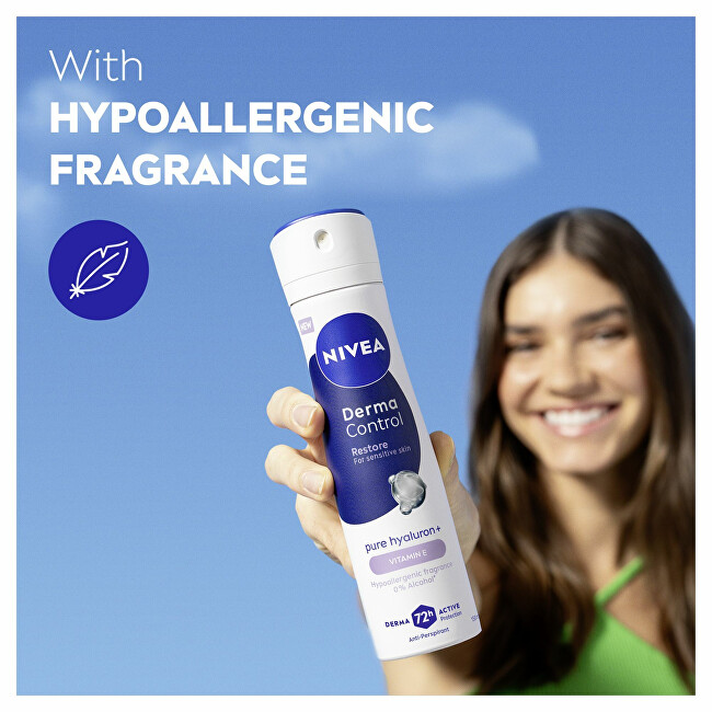 Nivea Antiperspirant spray for sensitive skin Derma Control Restore (Antiperspirant) 150 ml 150ml dezodorantas