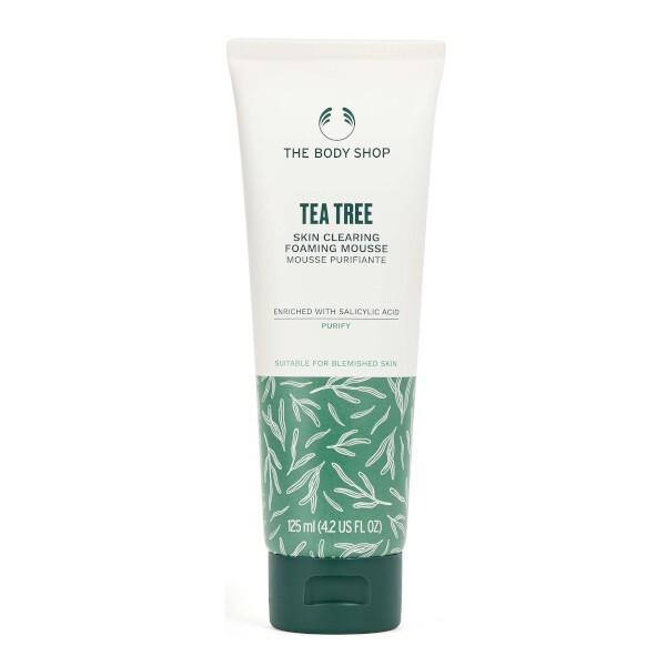 The Body Shop Cleansing foam for oily skin Tea Tree (Skin Clearing Foaming Mousse) 125 ml 125ml Moterims