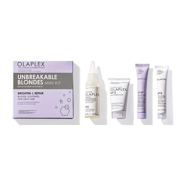 Olaplex Unbreakable Blonde intensive hair care set with Mini Kit Moterims
