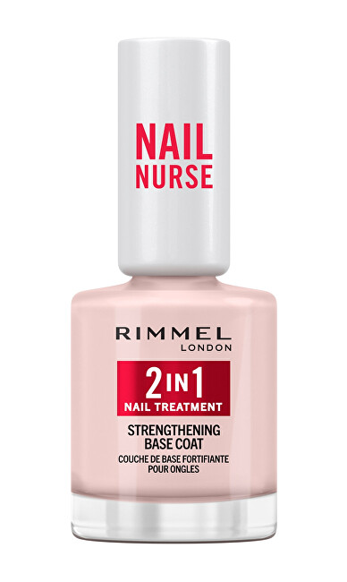 Rimmel Nail Nurse 2in1 Strenghtening Base Coat Nagų lakas Moterims