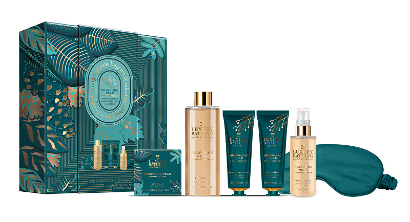 The Luxury Bathing Company Pear & Nectarine Blossom Body Care Gift Set 6 pcs Moterims