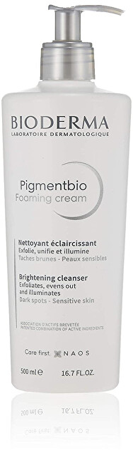 BIODERMA Pigmentbio Foaming Cream (Brightening Clean ser) 500 ml 500ml makiažo valiklis