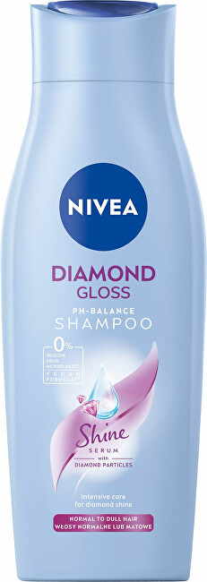 Nivea Shampoo for Dazzling Gloss Diamond Gloss 400ml šampūnas