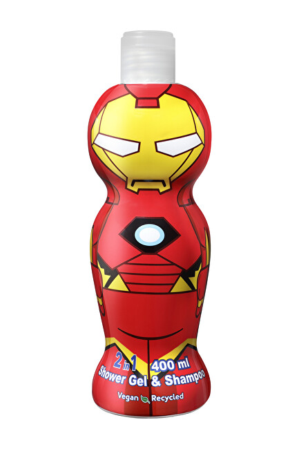 EP Line Iron Man Avengers 1D (Shower Gel & Shampoo) 400 ml 400ml šampūnas
